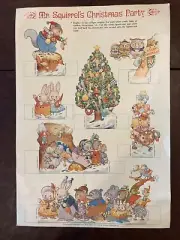 “Mr. Squirrel's Christmas Party” Table or Window Decorations