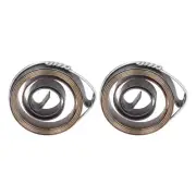 2x Drill Press Spring Quill Feed Return Coil 8mm Width 35mm Outer Dia Tool New