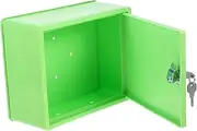GRADENEVE Box Milk Box Package Locker Front Porch Holder for Packages Milk Storage Organizer Milk Case Package Drop Case Drop Case for Packages Case for Milk Plastic Light Green