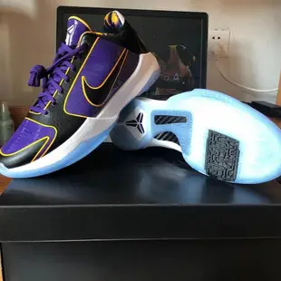 全新 Nike Kobe 5 Protro Lakers  紫金 籃球鞋 CD4991-500