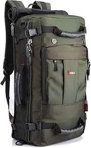 [KAKA] Travel Backpack,Carry-On Bag Water Resistant Flight Approved Weekender Duffle Backpack Rucksack Daypack for Men Women