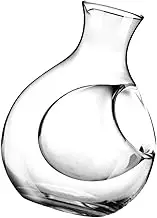 COLLBATH Transparent Glass Wine Decanter Elegant Red Wine Dispenser for Home Use Practical Design Present