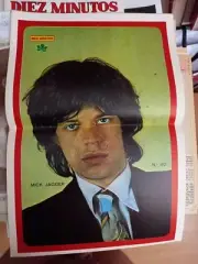 mick jagger 1972 the rolling stones poster