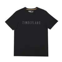 在飛比找ETMall東森購物網優惠-任-Timberland 男款黑色品牌LOGO短袖T恤A43