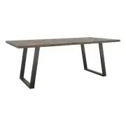 Coaster Misty 5-Piece Wood Rectangular Dining Set in Gray Sheesham and Espresso