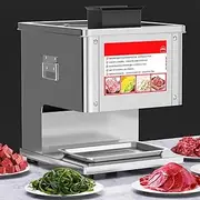 TT-YED Stainless Steel Electric Meat Slicer with 7 Knife Types, Removable Stainless Steel Cutter, Beef and Lamb Food Slicer, Thickness Adjustable Meat Slicer,7mm Knife