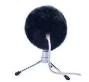 High Quality Professional Microphone Furry Windscreen for Blue Snowball Black C