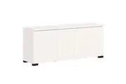 Charles Modern Wooden 3-Door Sideboard Buffet Unit Storage Cabinet White