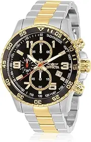 [Invicta] Men's Specialty Chronograph Textured Dial Stainless Steel Watch