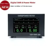 CQV-SWR-508 Digital SWR/ Power Meter 200W 1.8-54MHz 4.3-in Standing Wave Meter