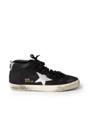 Black Suede Superstar Trainers