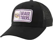 Zephyr NCAA Officially Licensed Snapback Hat Big Rig Patch Black Defer