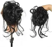 Hairpiece Messy Hair Bun Chignon Elastic Synthetic Curly Hair Bun Extensions Ponytail Hairpieces Daily Use(106)