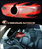 MK3 MINI F54 F55 F56 F57 F60 RED Union Jack Rear View Mirror Cover Manual Dim