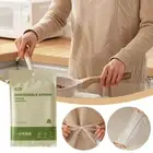 5Pcs/Bag Anti-fouling Disposable Aprons Oil-proof Kitchen Aprons Home Supplies