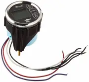 Faria Chesapeake 2" Black Dial SS Bezel In-Dash Mount Depth Gauge F13752