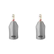 2PK Final Touch Nylon Wine Bottle Chiller/Cooling Sleeve – Grey
