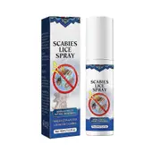 Elrachen Head Scabies Lice Removal Spray Anti-itch Anti-pruritus Antibacterial Remove Mites Hair Care