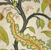 SCHUMACHER Sinhala linen print bittersweet tree of life indienne new remnant