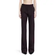 [ALEXANDER MCQUEEN] ALEXANDER MCQUEEN WOMAN BLACK TROUSERS Black