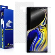 ArmorSuit Samsung Note 9 Screen Protector + White Carbon Fiber Protector USA