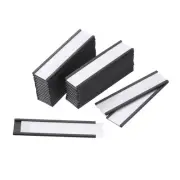 50pcs Label Holders 1" x 4" C Channel Rubber Magnetic for Metal Shelves