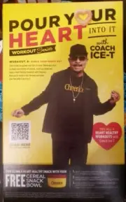 Cheerios Cereal Box Coach "ICE-T" Rapper black americana Limited Edition rare