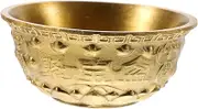WHAMVOX 2 Pcs Boho Decor Bowl Brass Cornucopia Party Layout Prop Decorative Cornucopia Shape
