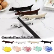 Ceramic Chopsticks Holder Set Chopsticks Pillow Home Spoon Holder Decor