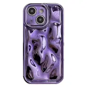 Shockproof Phone Case for iPhone 14 Meteorite Texture Electroplating Soft TPU Cover
