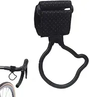 Stroller Hooks, Heavy Duty Zinc Alloy Bear Carabiner Clip, PU Leather Baby Stroller Accessories for Diaper Bags, Purse, Shopping, Grocery Bags, 7.09x4.72x0.79 Inches