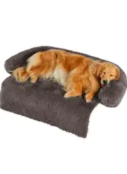 Dog Bed for Couch - Calming Dogs Beds for X-Large Pets, Fluffy Plush Cats Mat...