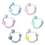 Personalized Dummy Clips Pacifier Clip Toy Holder Soother Chain Baby Xams Gift