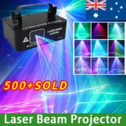 500mW DMX RGB LED Laser Beam Scanner Projector DJ Disco Party Stage Laser Lights
