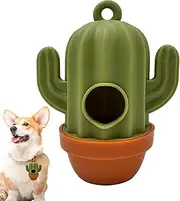 Bin Bag Dispenser - Dog Waste Collection Bag Holder, Dispenser Cactus Shaped Portable Holder for Dog Poop Portable Dog Waste Bag Holder | Outdoor Container for Hiking and Walking