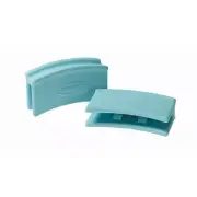 Genuine! CHASSEUR Silicone Pot Handle Holder 2 Piece Set Duck Egg Blue Oven Safe