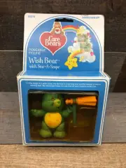 New Vintage Kenner Care Bears Wish Bear with Star-A-Scope Poseable Figure