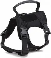 Tactical Cat Harness Vest with Handle Military Small Dog Harness No-Pull Service Cat Vest Adjustable for Cat Puppy Walking