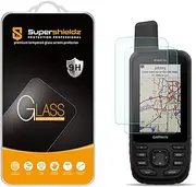 Supershieldz (2 Pack) Designed for Garmin GPSMAP 67 67i 66i 66s 66st 66sr Tempered Glass Screen Protector, Anti Scratch, Bubble Free