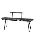 Extendable Igt Combination Table Iron Grill Table for Fishing Garden Parties