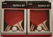 Franklin 2 Player Table Tennis Kit Ping Pong Paddles Set + 3 Balls Set Paddle