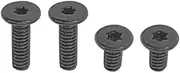 Gintai 4Pcs Lower Bottom Base Cover Case Screws Replacement for HP Envy 15-EW 15T-EW 15-EY 15Z-EY (Black)