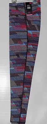 Victoria's Secret VSX Sport Knockout Tight Hidden Pocket Warm Multi Dots L NWT