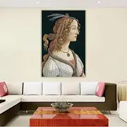 5D Diamond Painting Kits for Adults and Kids Sandro Botticelli《Idealized Portrait of A Lady》 DIY Full Drill Diamond Painting