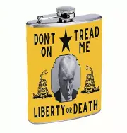 TRUMP Tread 8oz Stainless Steel Flask Drinking Whiskey