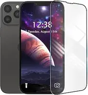 [YOUULAR] [3 Pack] Screen Protector for Samsung Galaxy A14 Tempered Glass Protective Film 9H Hardness High Transparency Anti-Shatter Anti-Bubble Anti-fingerprint, Black Border