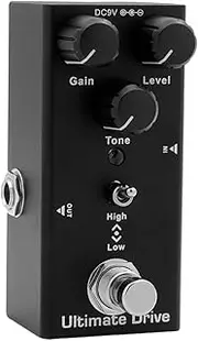 Alasum Small Guitar Effector Metal Guitar Pedal Effector Musical Instrument Accessory