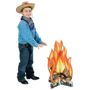 Campfire Stand Up Photo Prop