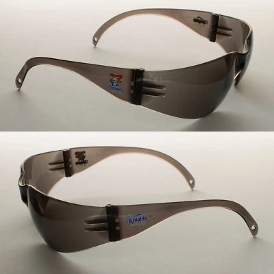 2 x Newcastle Knights NRL Safety Eyewear UV Sunglasses Glasses Protect SMOKE