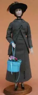 Sewing Pattern for a 1912 Traveling Suit Sewing Pattern for a 17" doll #107